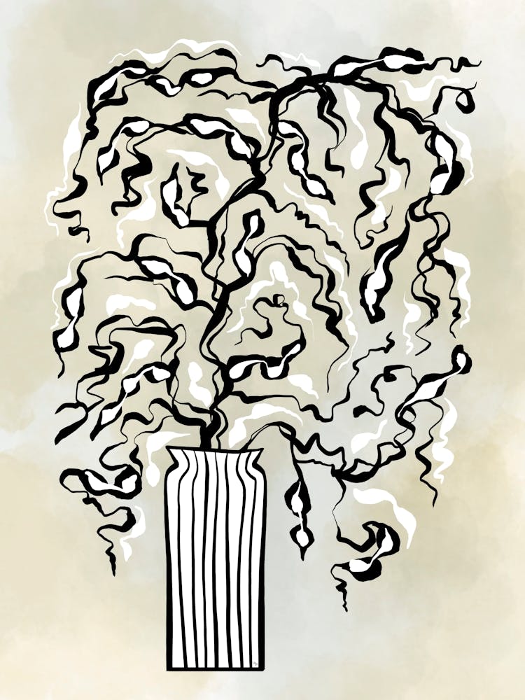 Schwarze Zweige