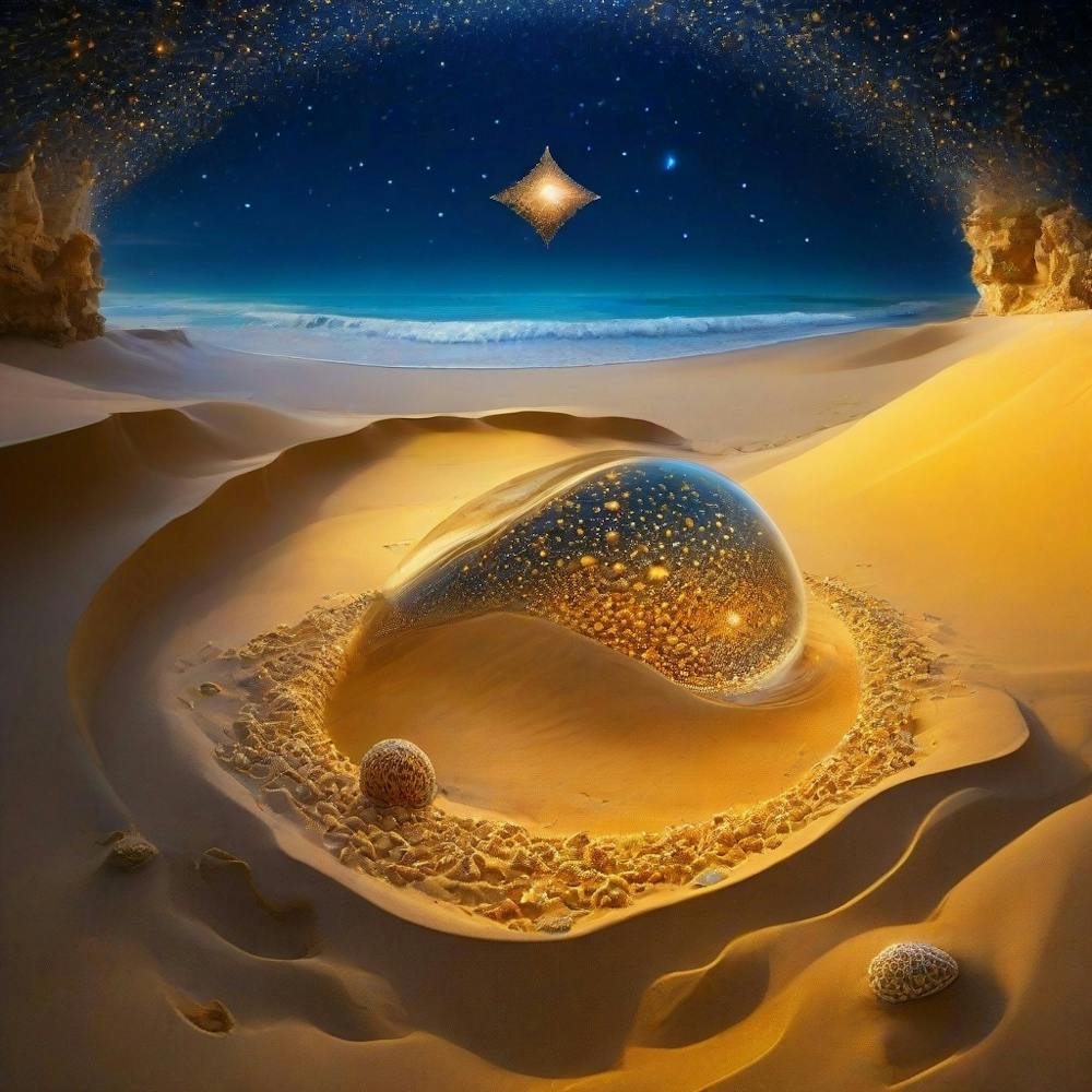 Sand to star, imaginary world