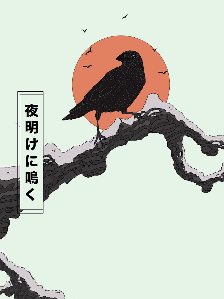 Crow On A Branch