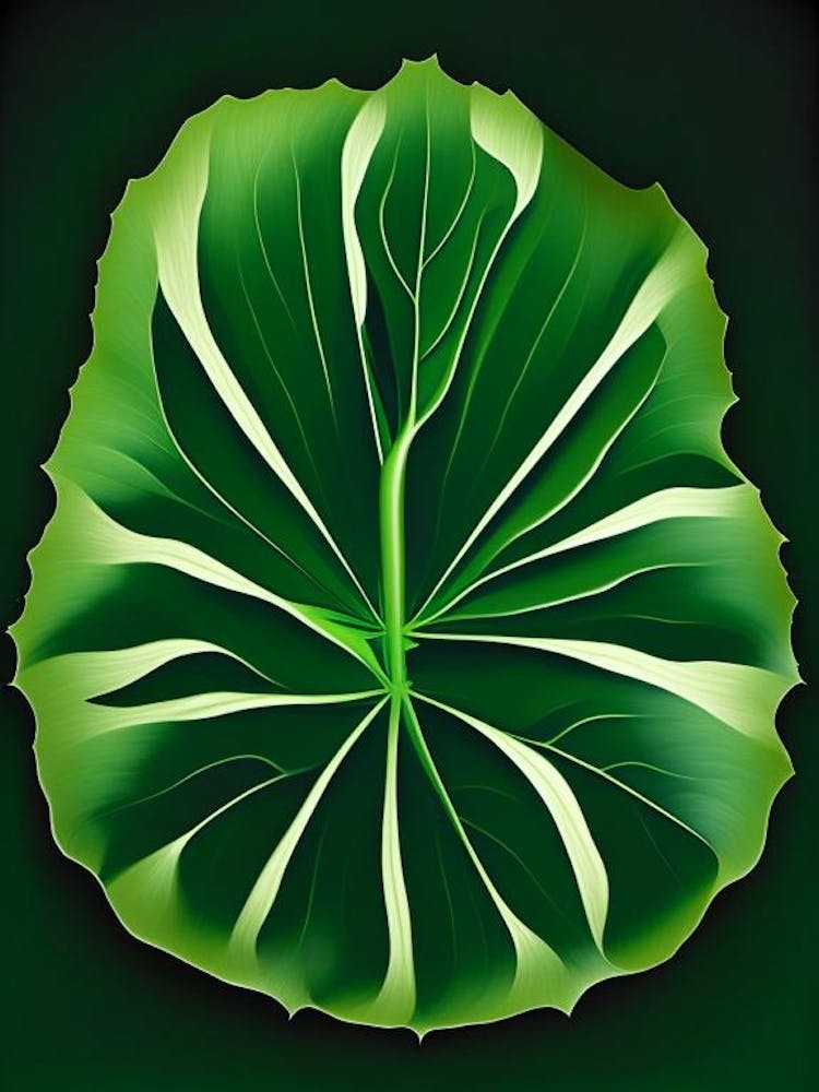 Turnip Leaf Vibrant Inspired