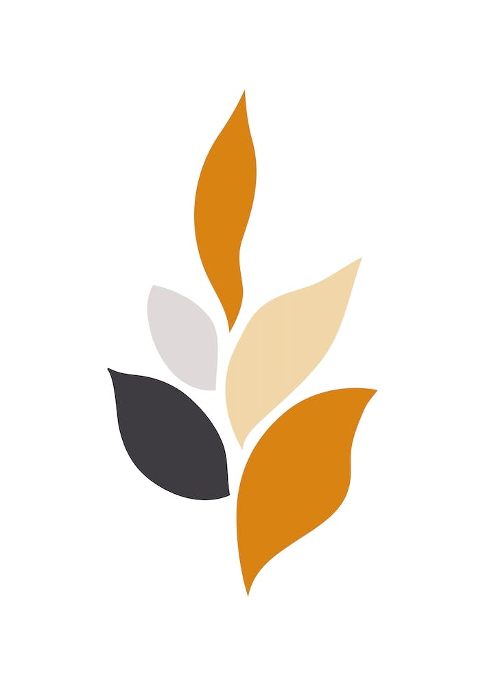 Modern Abstract Leaves