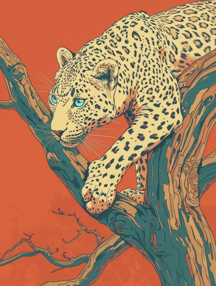 Leopard In Tree 1