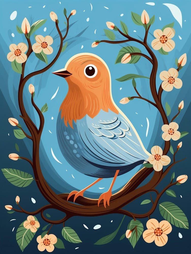 Baby Animal Illustration  Bird 7