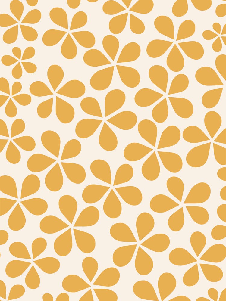 Daisy Florets | 06 - Mustard Yellow And Cream White