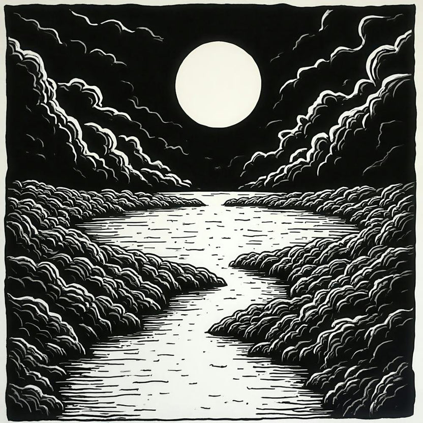 Moonlight Over The Water 2