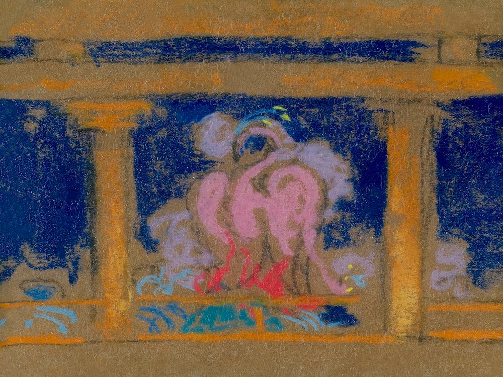 Study For Scene In The Daughter Of Heaven, Santa Fe (1915), Alice in Wonderland