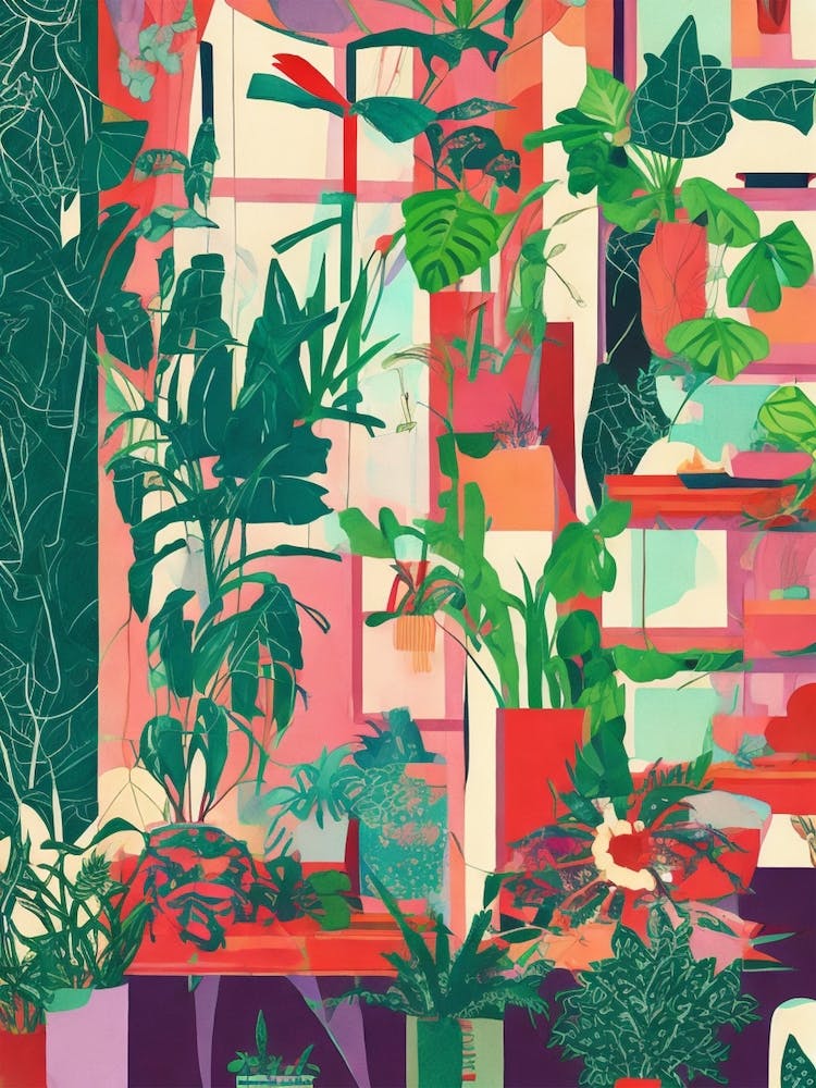 Abstract Houseplants