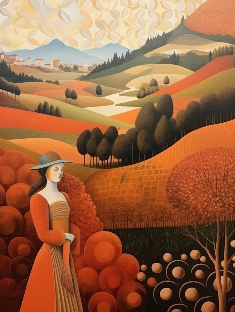 Woman In Red Dress