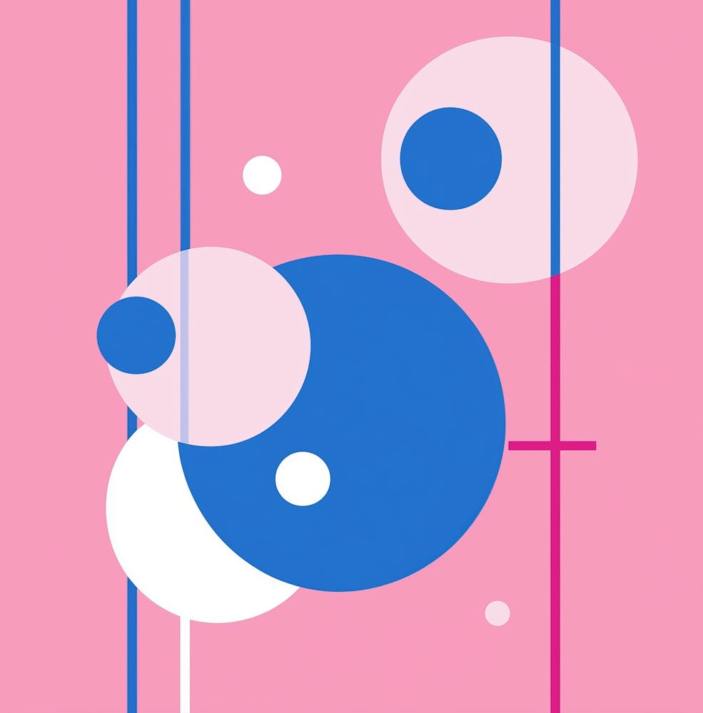 Pink and blue geometry