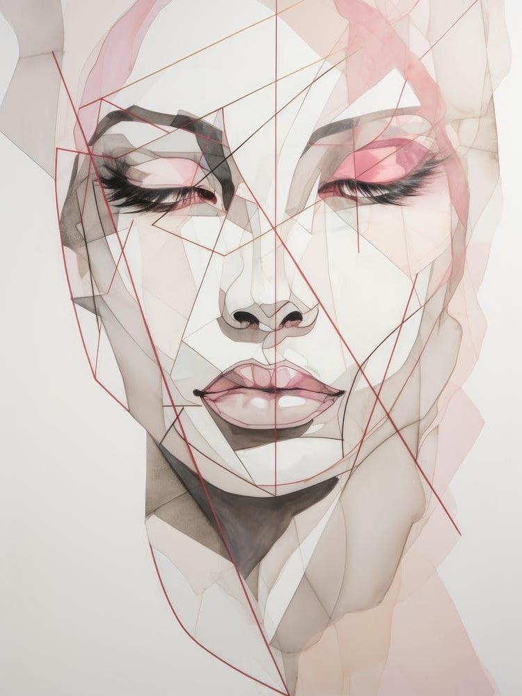 Abstract Portrait Of A Woman 6