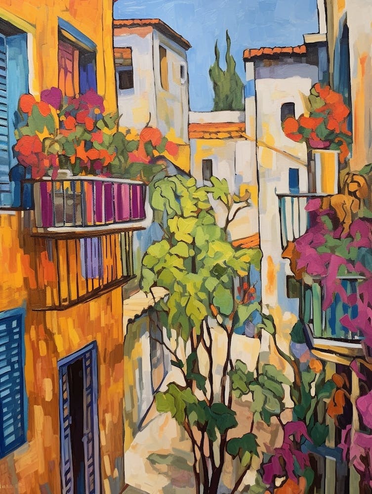 Nicosia Cyprus 4 Fauvist Painting