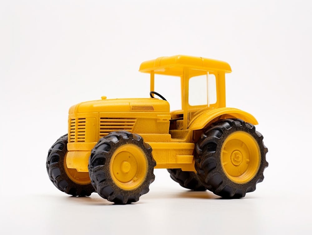 Toy Car Yellow Tractor