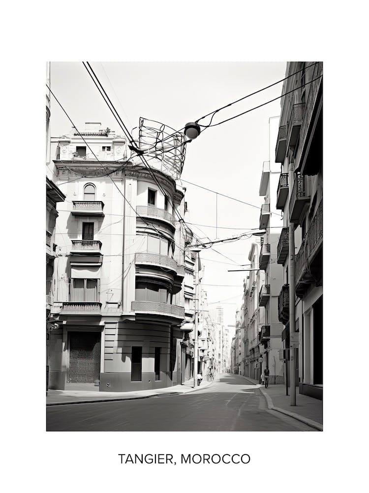Poster Of Valencia, Spain, Photography In Black And White 4