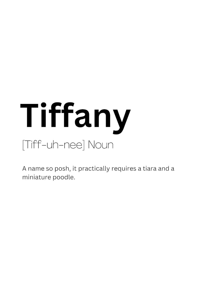Tiffany Definition Meaning