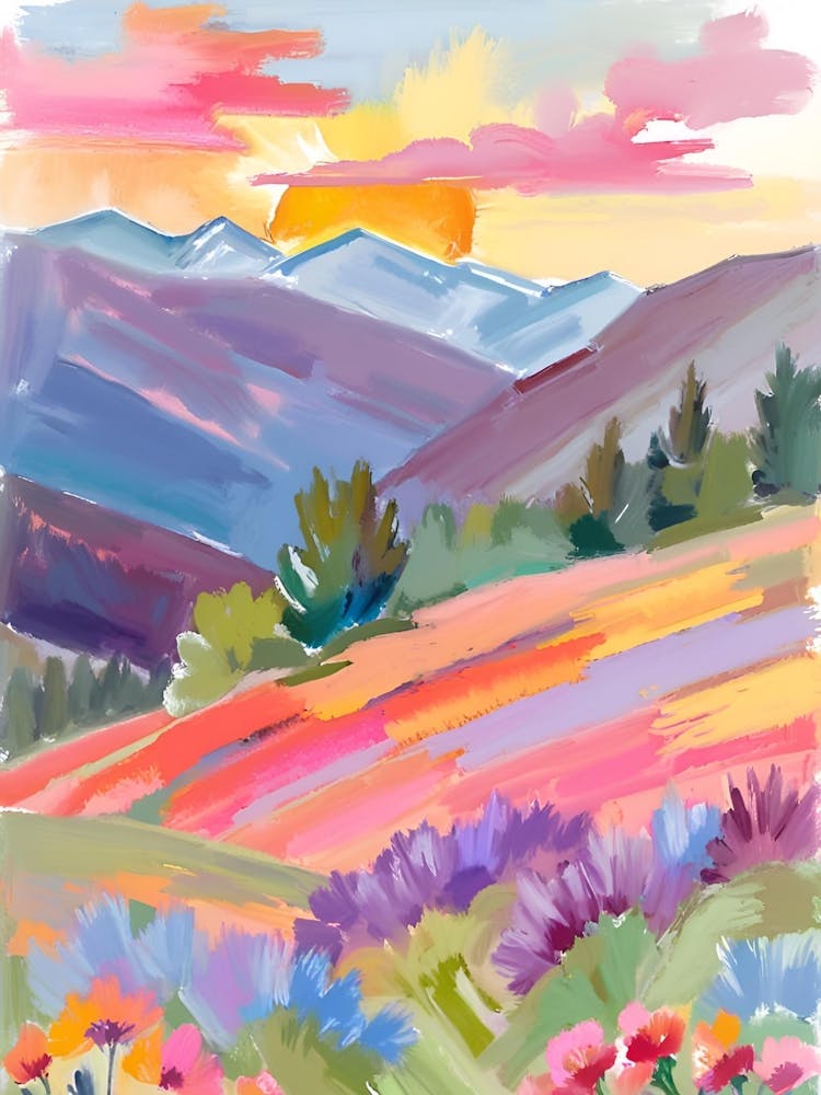 Sunset In The Mountains 30