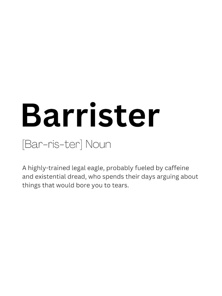 Barrister Definition Meaning
