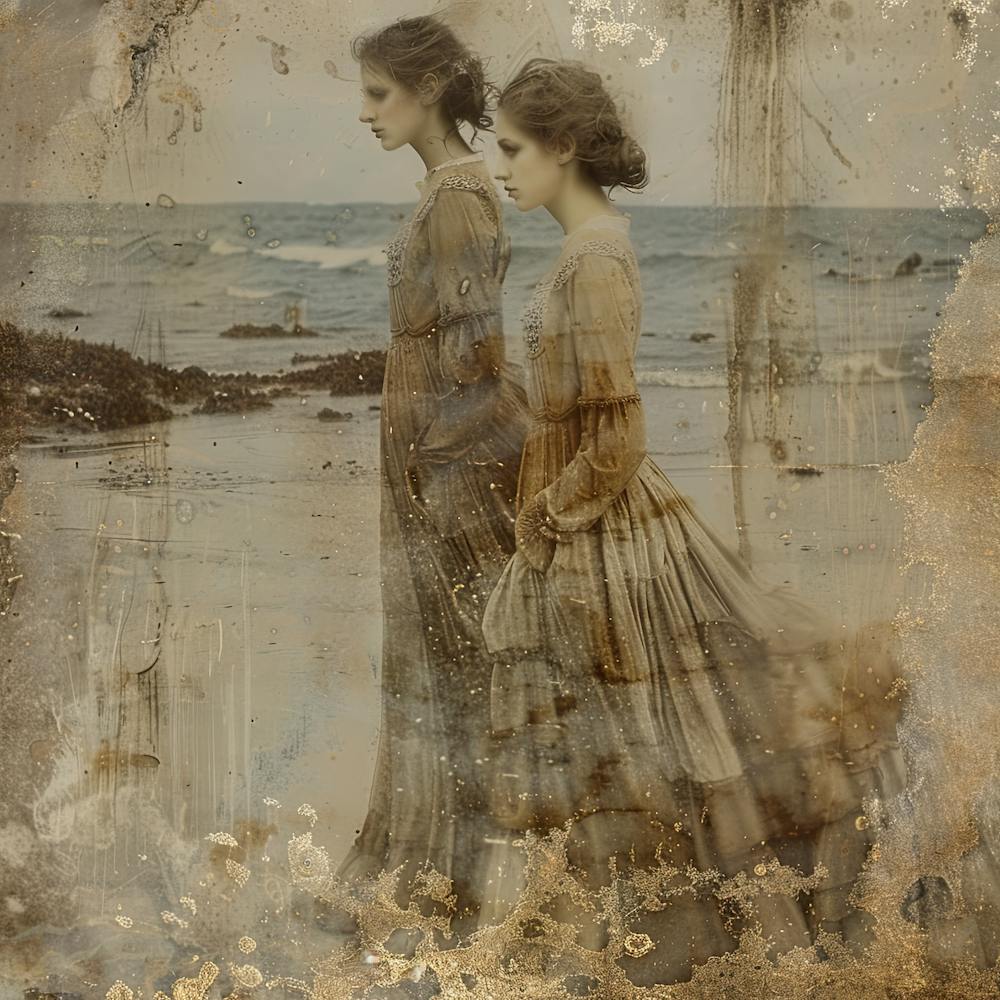 Two Women On The Beach