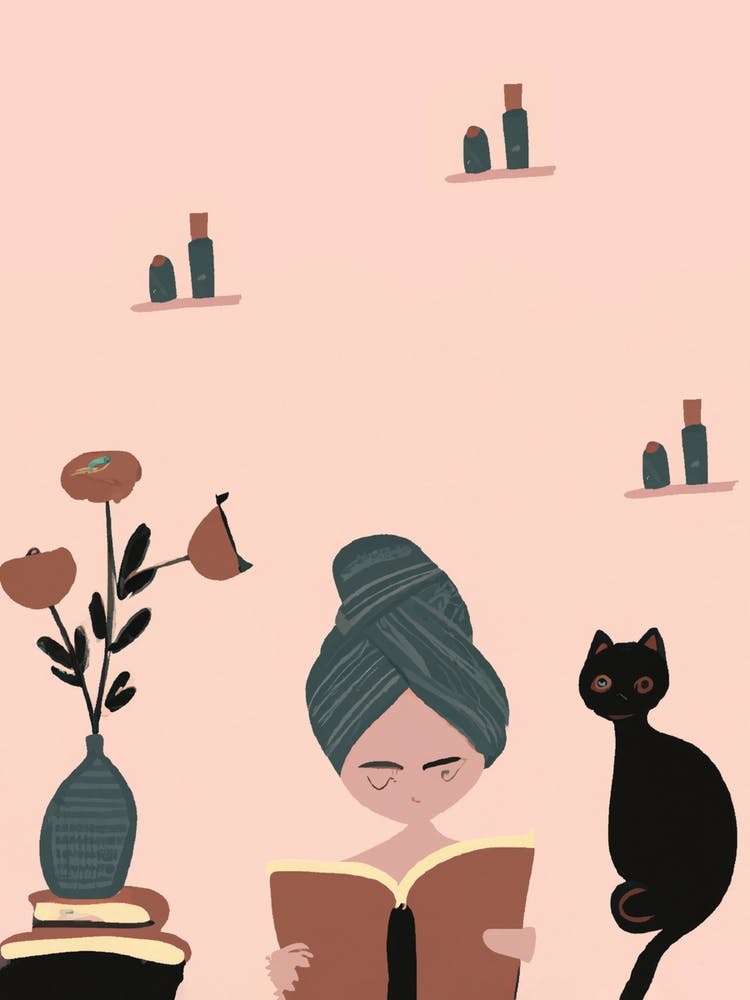 Reading Book Autum Fall Spa Day At Home