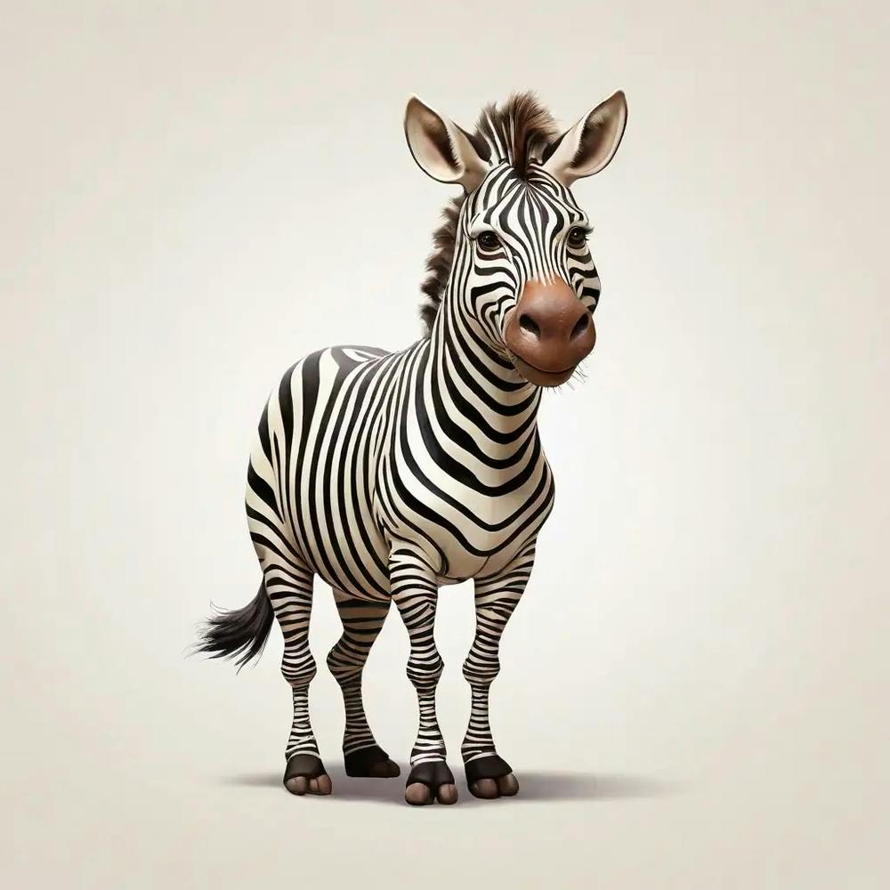 Cartoon Zebra