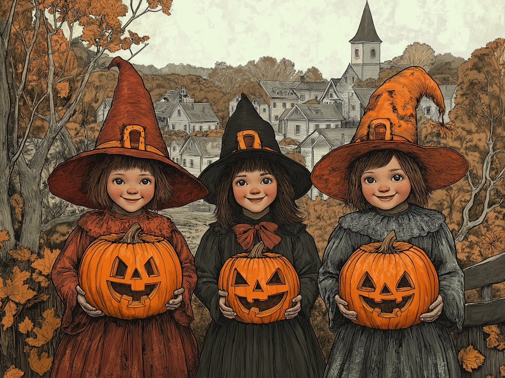 Vintage Spooky Halloween Trick or Treat