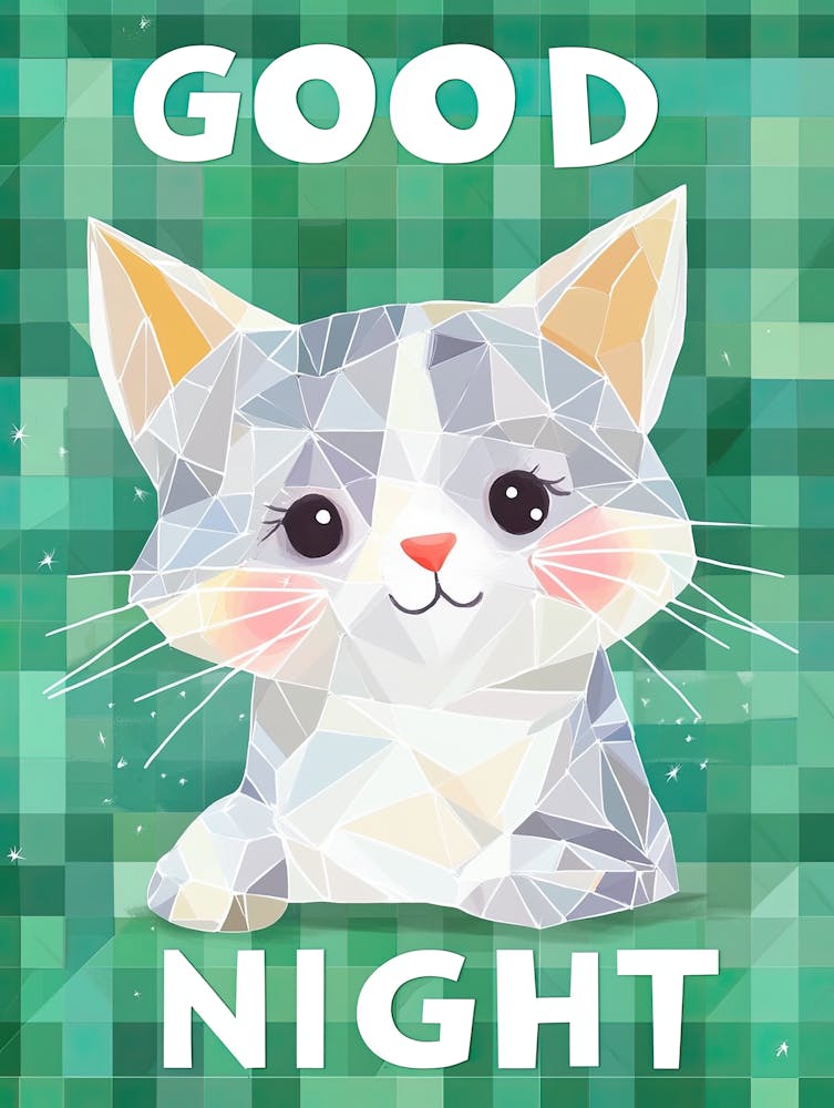 Rainbow Paws Good Night Children S Prints & Kids Posters