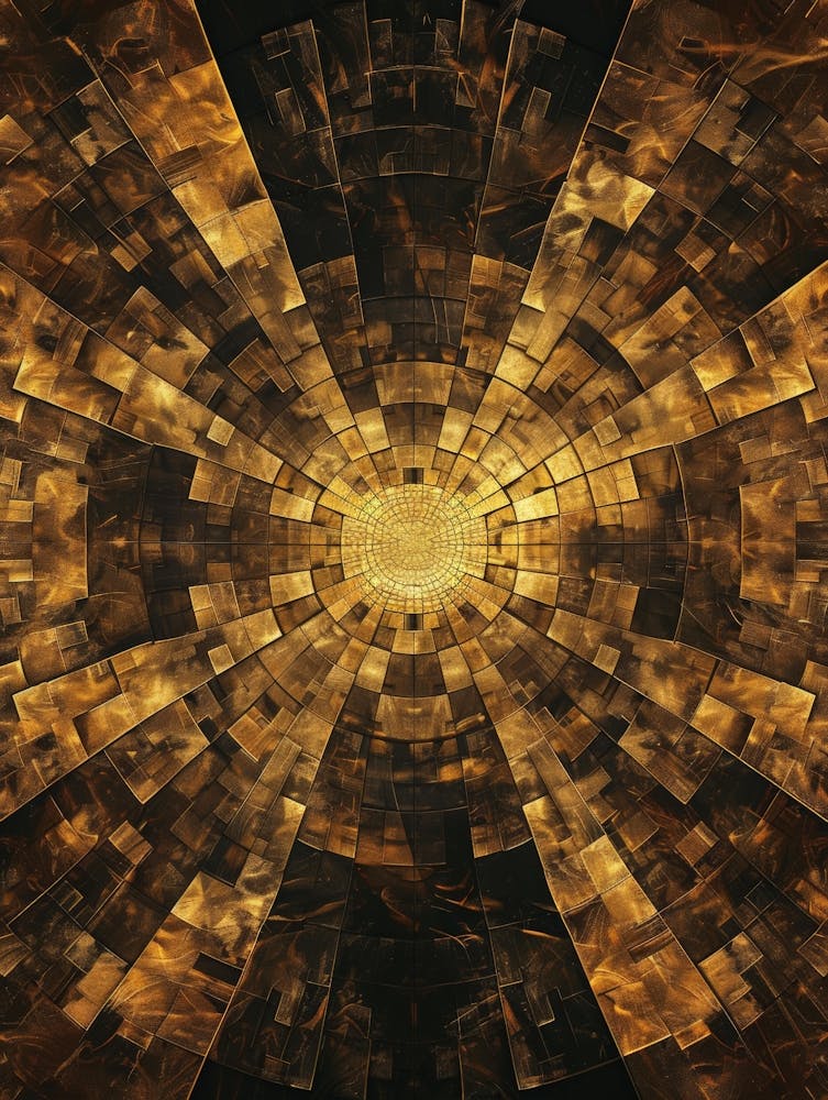 Abstract Golden Fractal 1