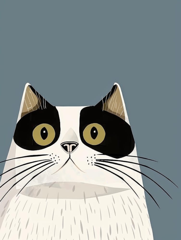 Cat With Big Eyes 1