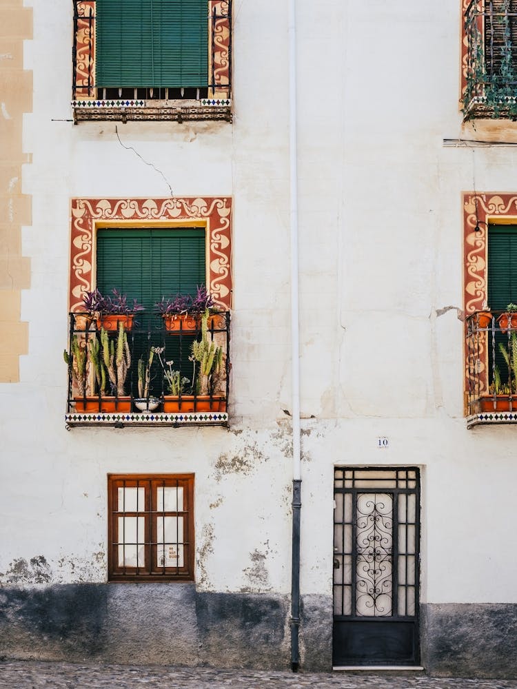 Spanish facade, Granada, Spain