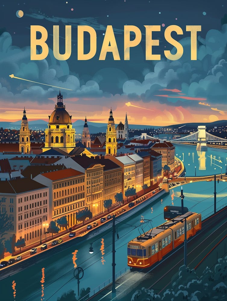 Budapest At Night