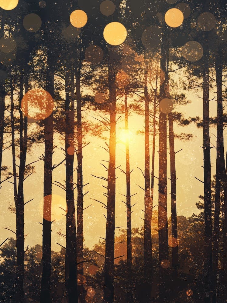 Sunset In The Forest 18