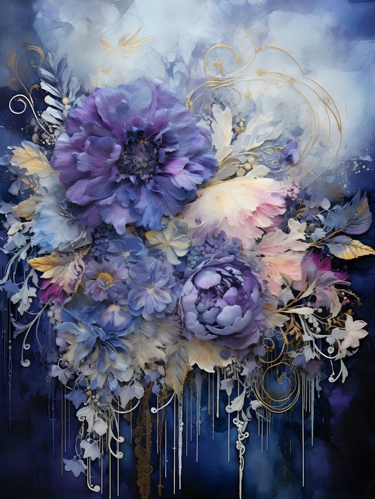 Vintage Moody Flowers 8