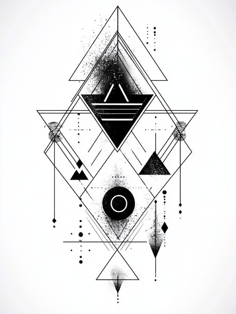Abstraktes Geometrisches Design 2