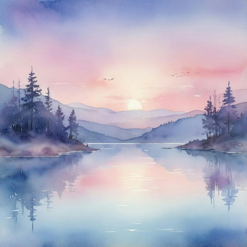 Watercolor Landscape Painting 5