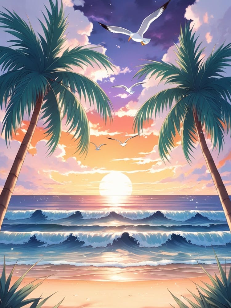 Sunset At The Beach 12
