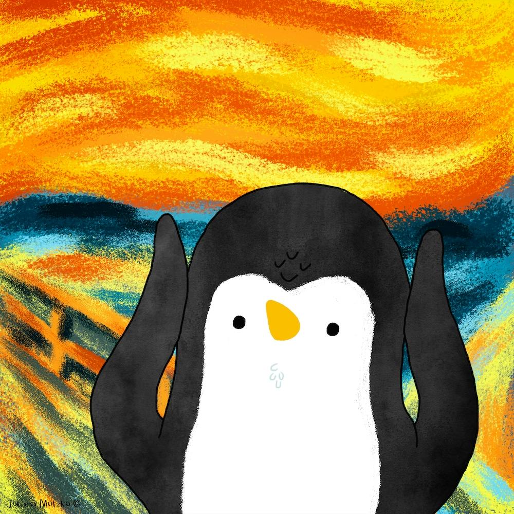 Penguin The Scream Art Series