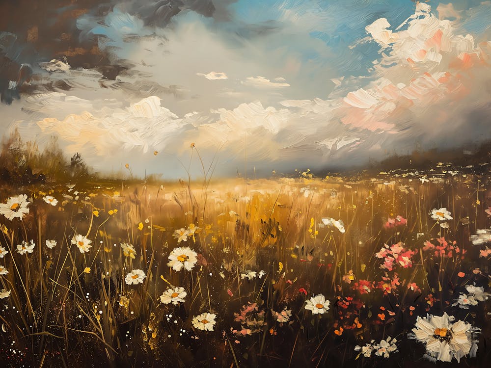 Wildflowers Field Landscape 7