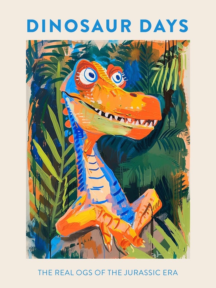 The Real Ogs Of The Jurassic Era Dinosaur Poster