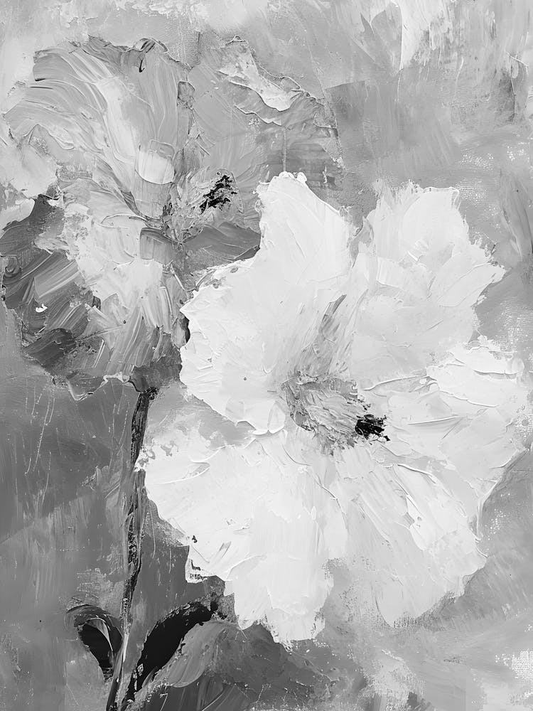 Schwarz-Weiß-Blumen 131