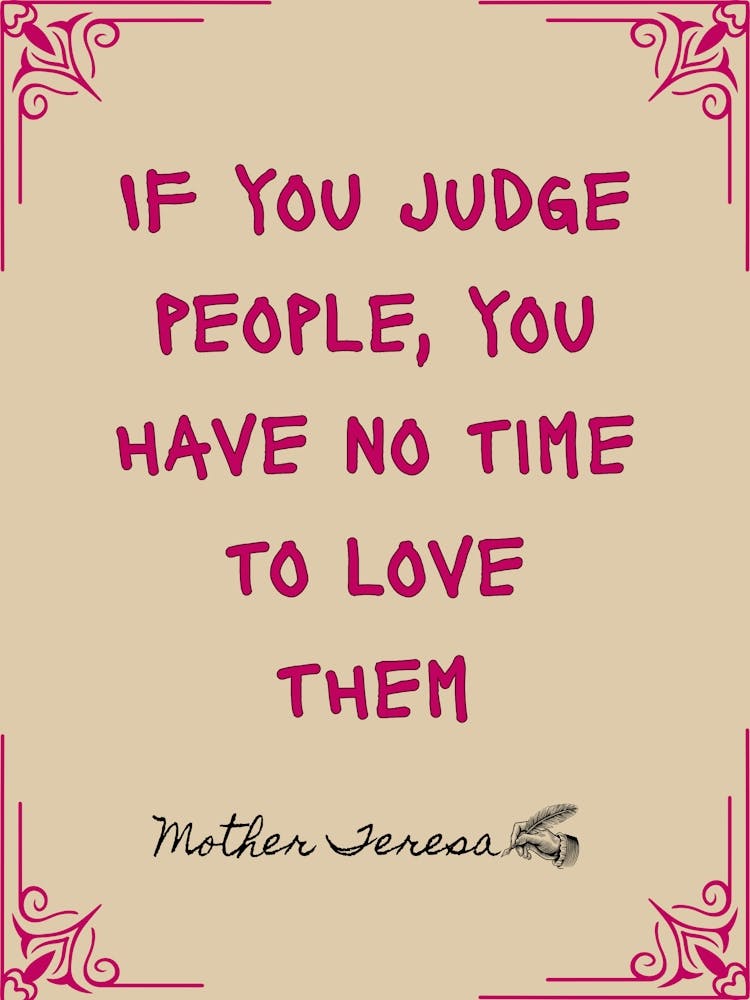 If You Judge People Quote