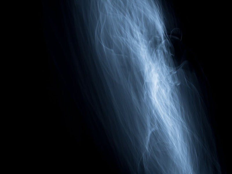 Glowing Abstract Curved Light Blue And White Lines 6