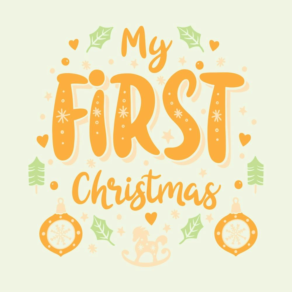 My First Christmas Family Living Room Decor 05