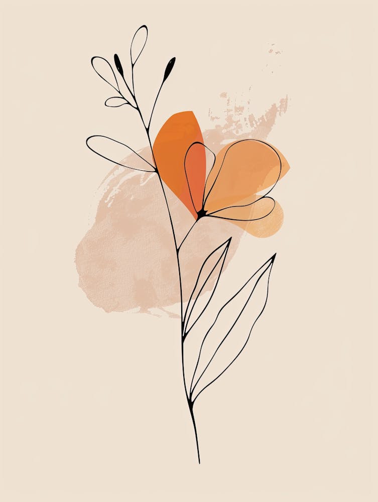Birmingham Botanical Garden Boho Line Art