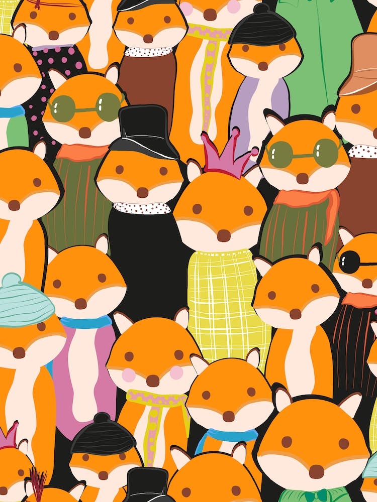 Cute Foxes