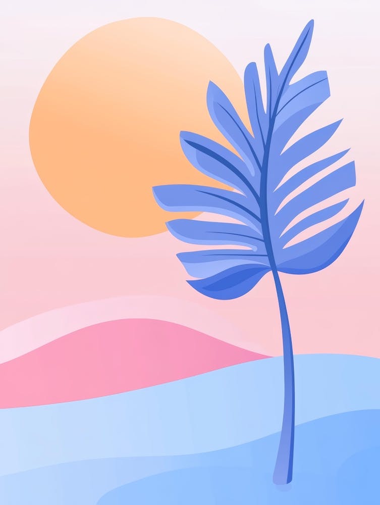Palm Tree At Sunset 11