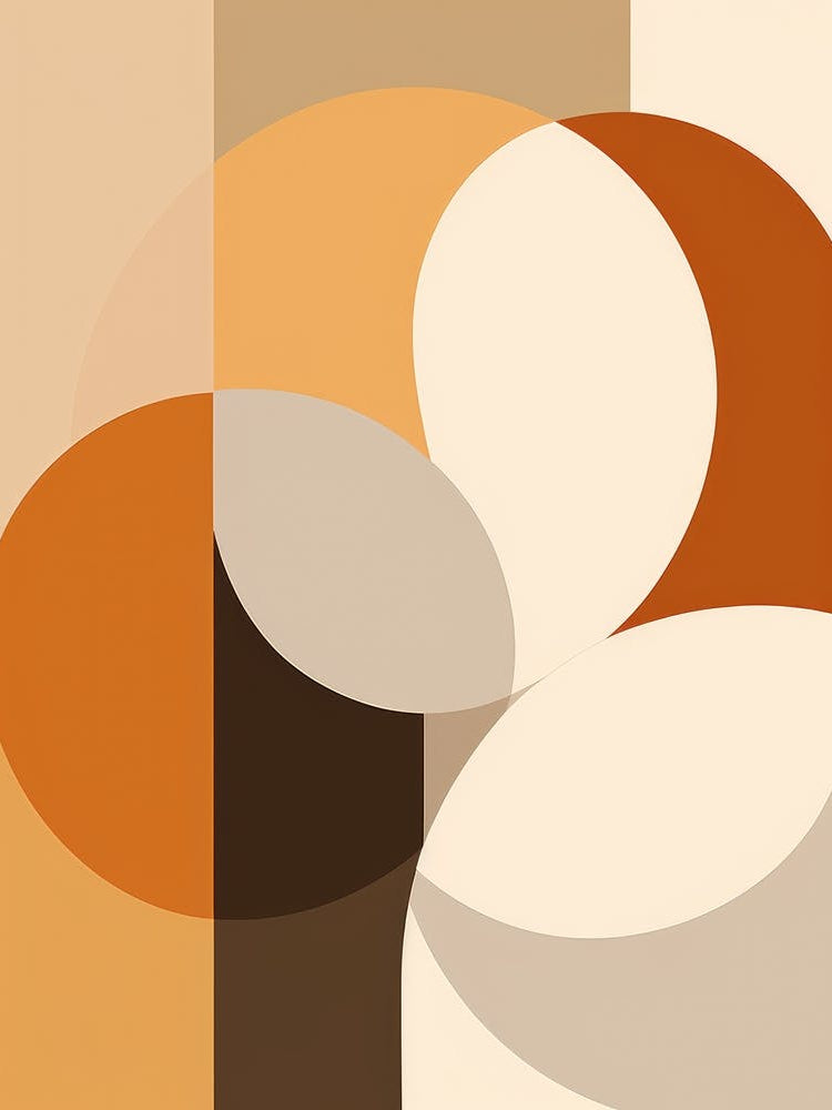 Abstract Circles Canvas