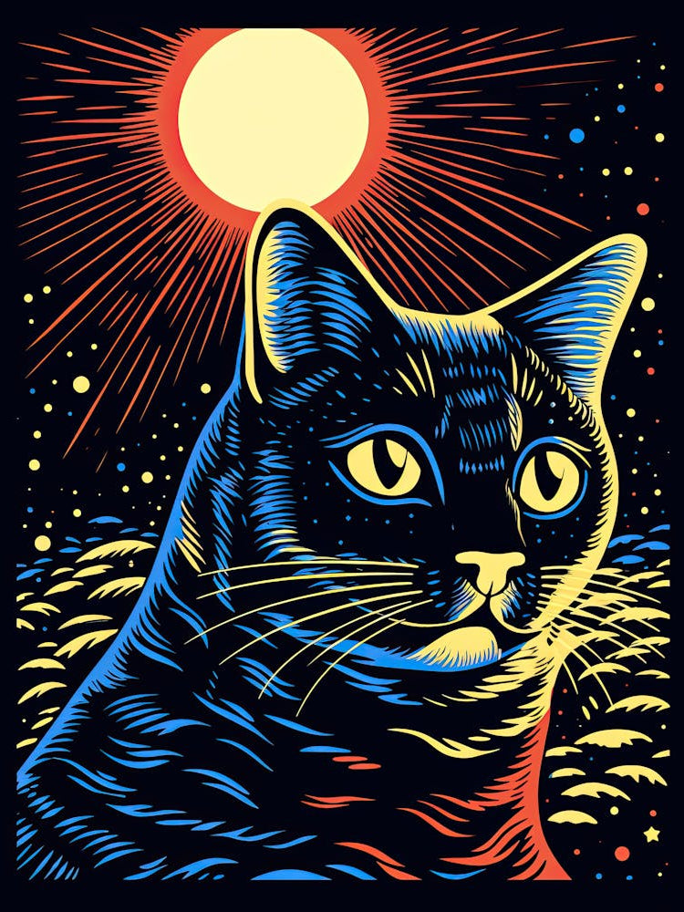 Galactic Hiss, Psychedelic Cats series