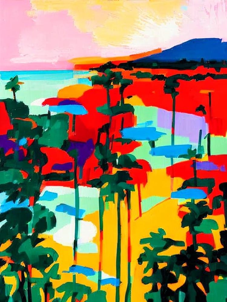 Palm Beach, Aruba Hockney Style