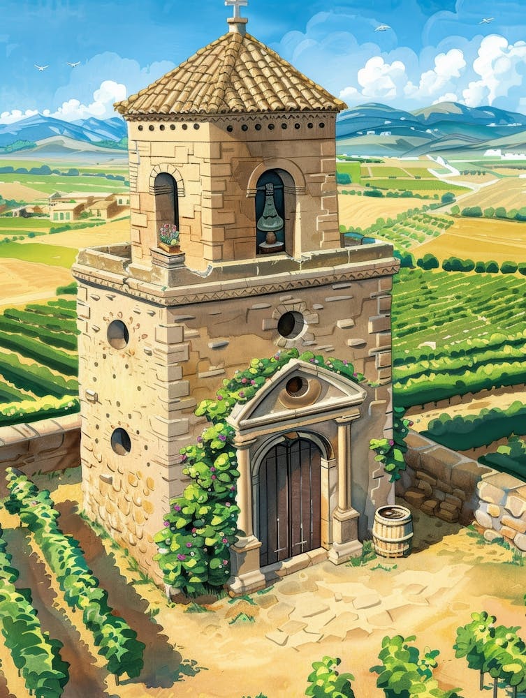Castle In A Vineyard