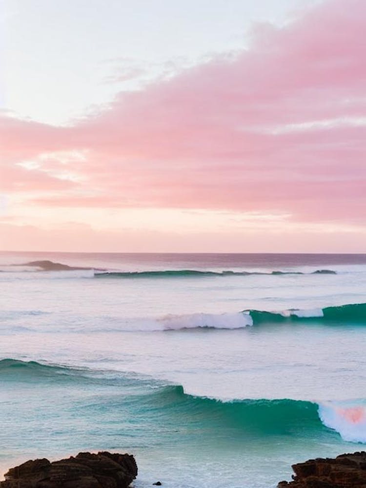 Avoca Beach, Australia Pink Photography 1