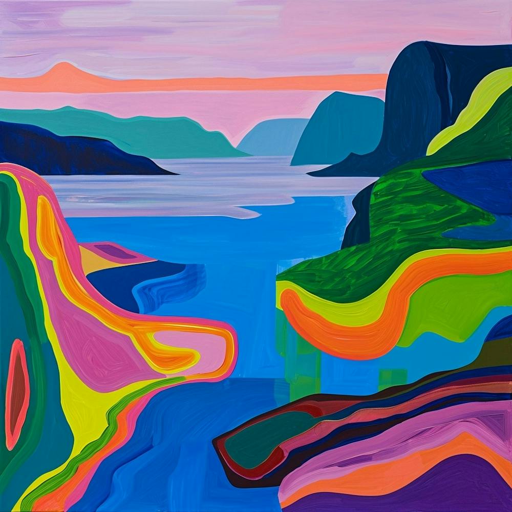 Colourful Abstract Vancouver Canada 2